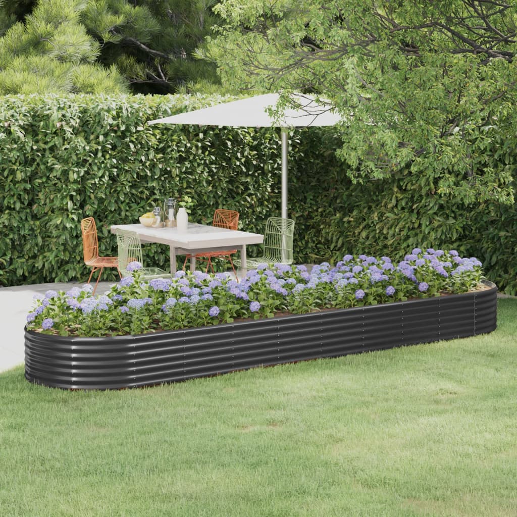 Jardinera Elevada De Acero Galvanizado
