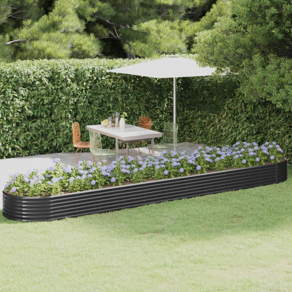 Jardinera Elevada De Acero Galvanizado