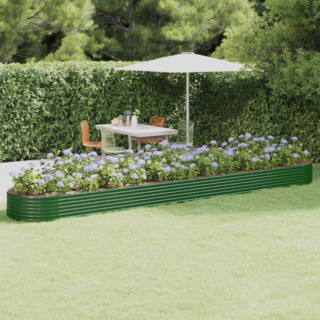 Jardinera Elevada De Acero Galvanizado