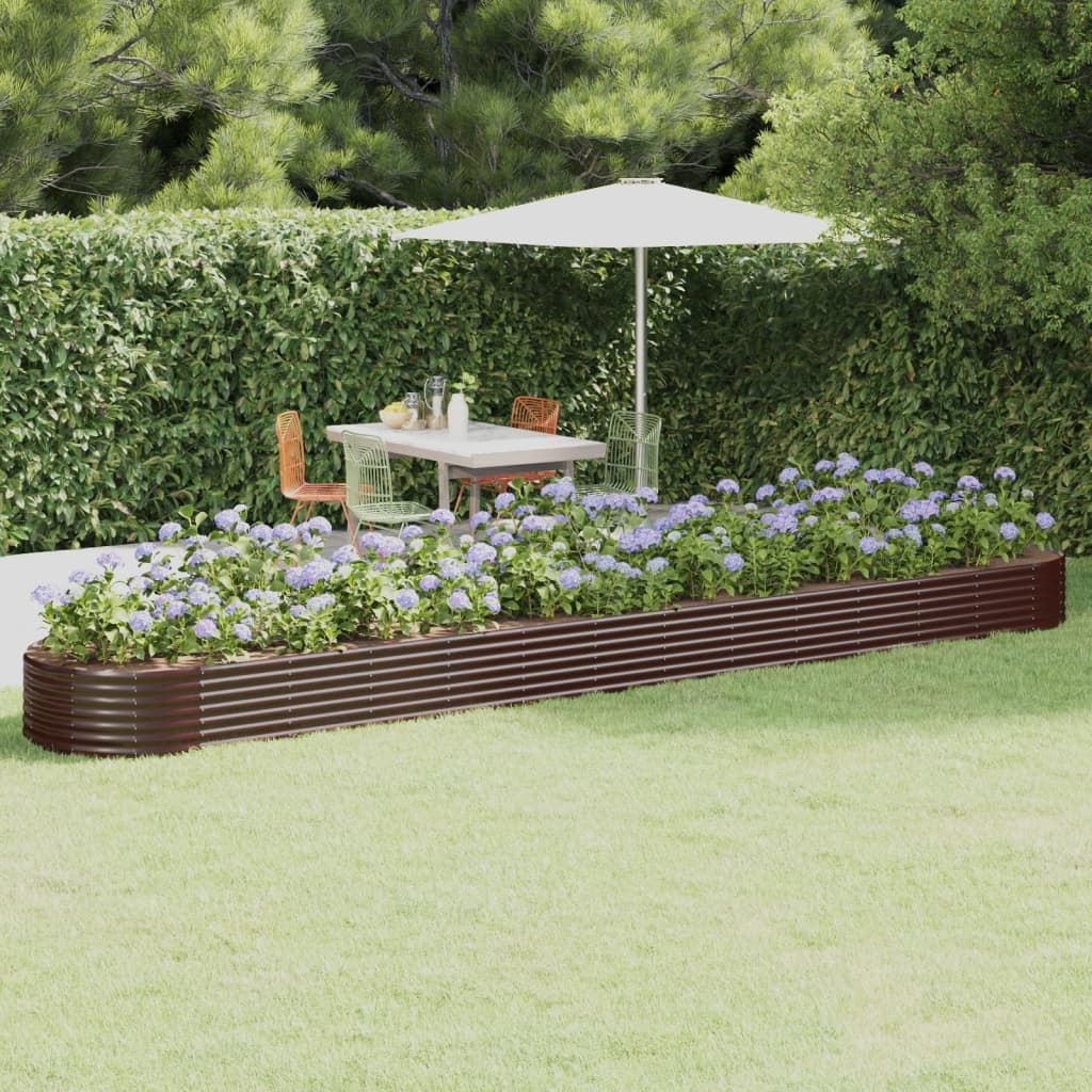 Jardinera Elevada De Acero Galvanizado