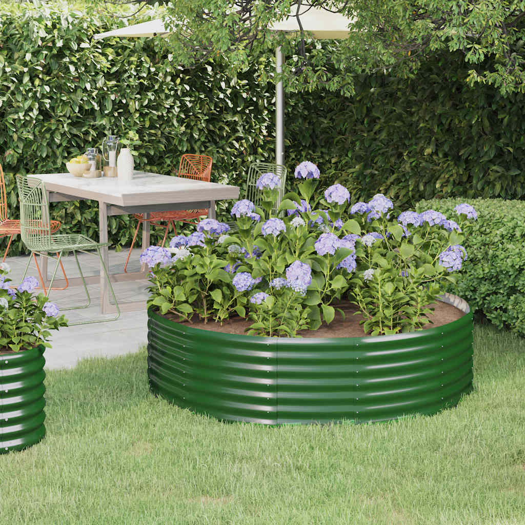 Jardinera Elevada De Acero Galvanizado