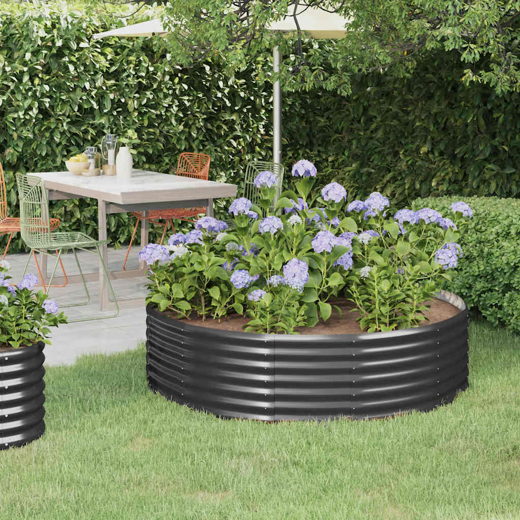 Jardinera Elevada De Acero Galvanizado