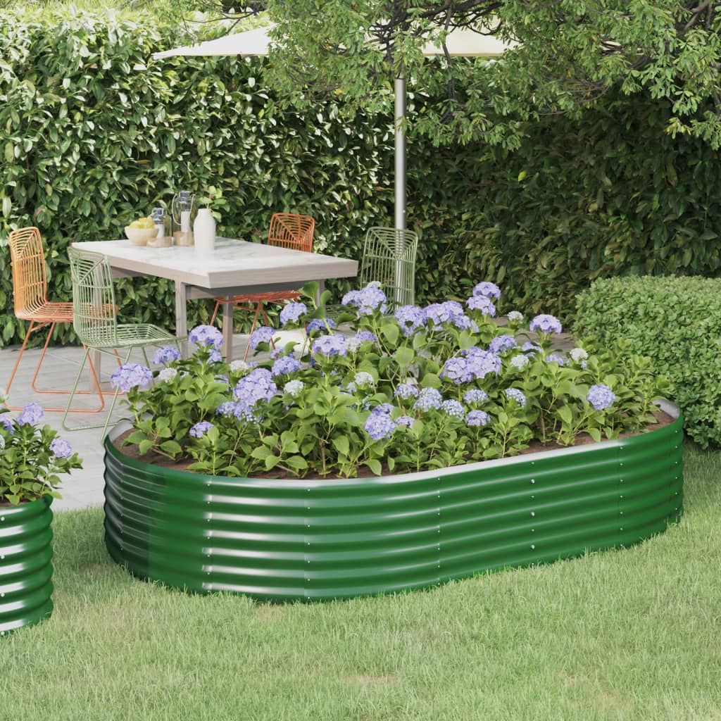 Jardinera Elevada De Acero Galvanizado