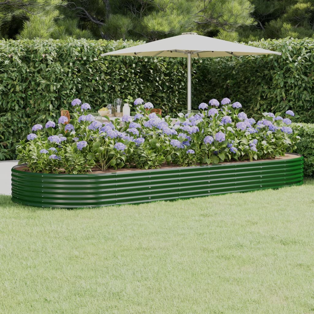 Jardinera Elevada De Acero Galvanizado