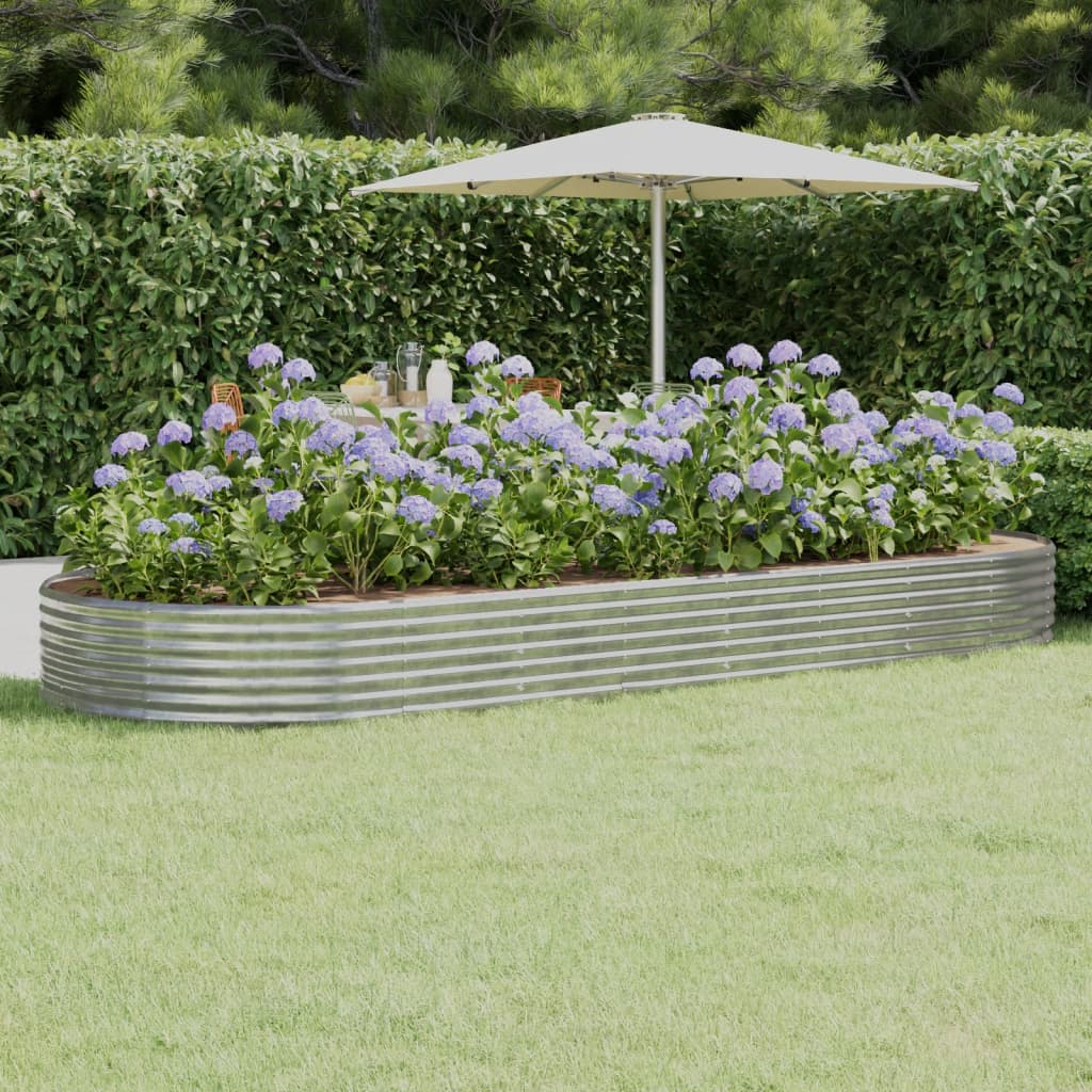 Jardinera Elevada De Acero Galvanizado