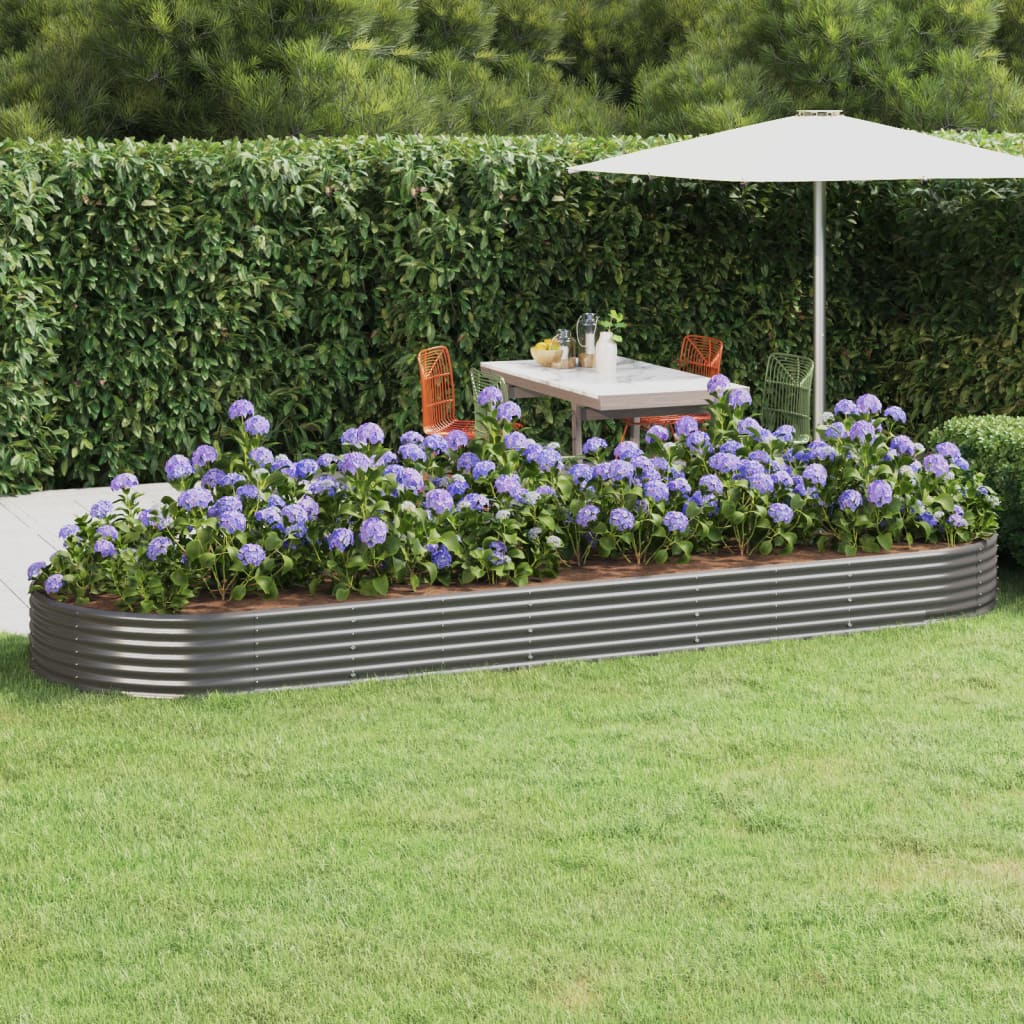 Jardinera Elevada De Acero Galvanizado