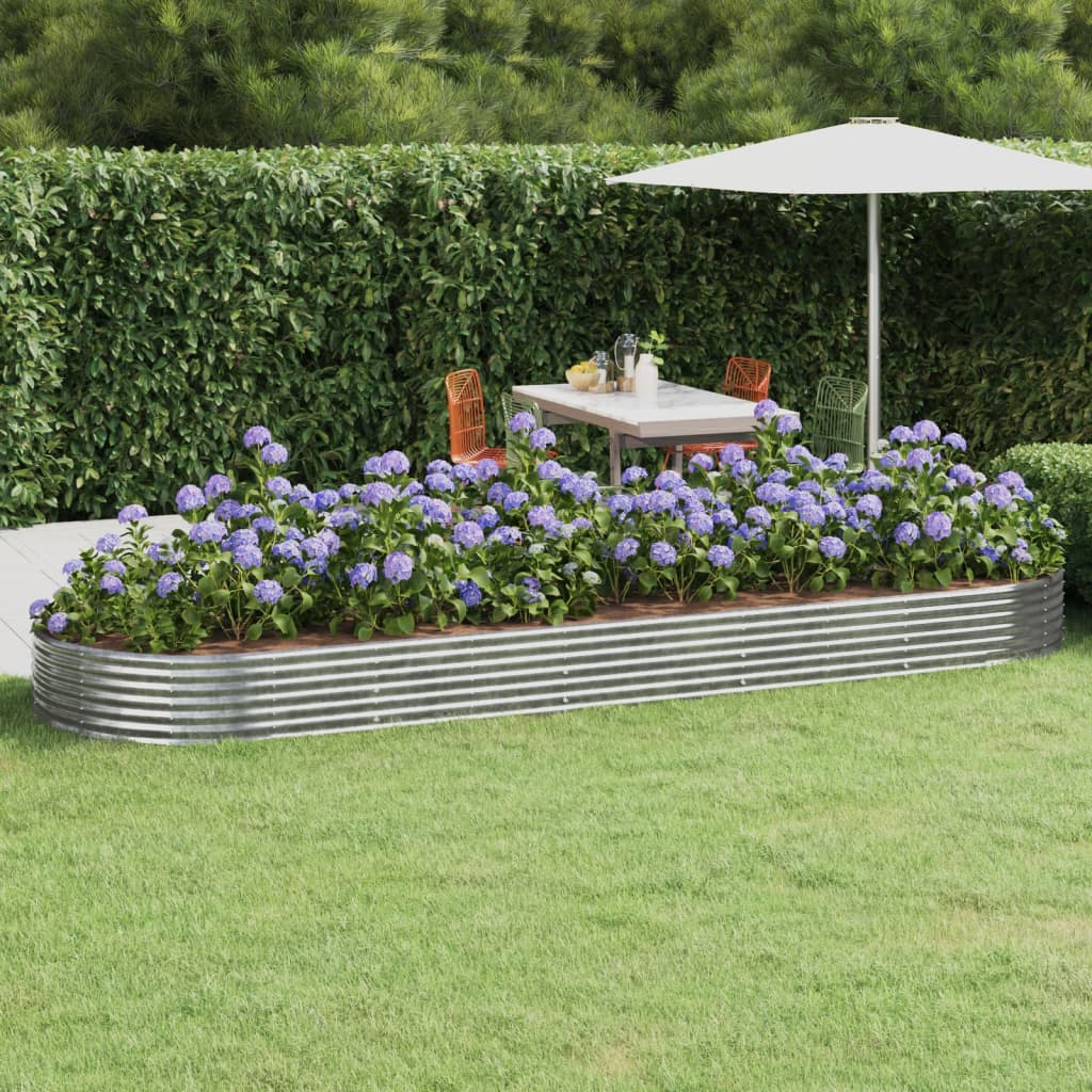 Jardinera Elevada De Acero Galvanizado