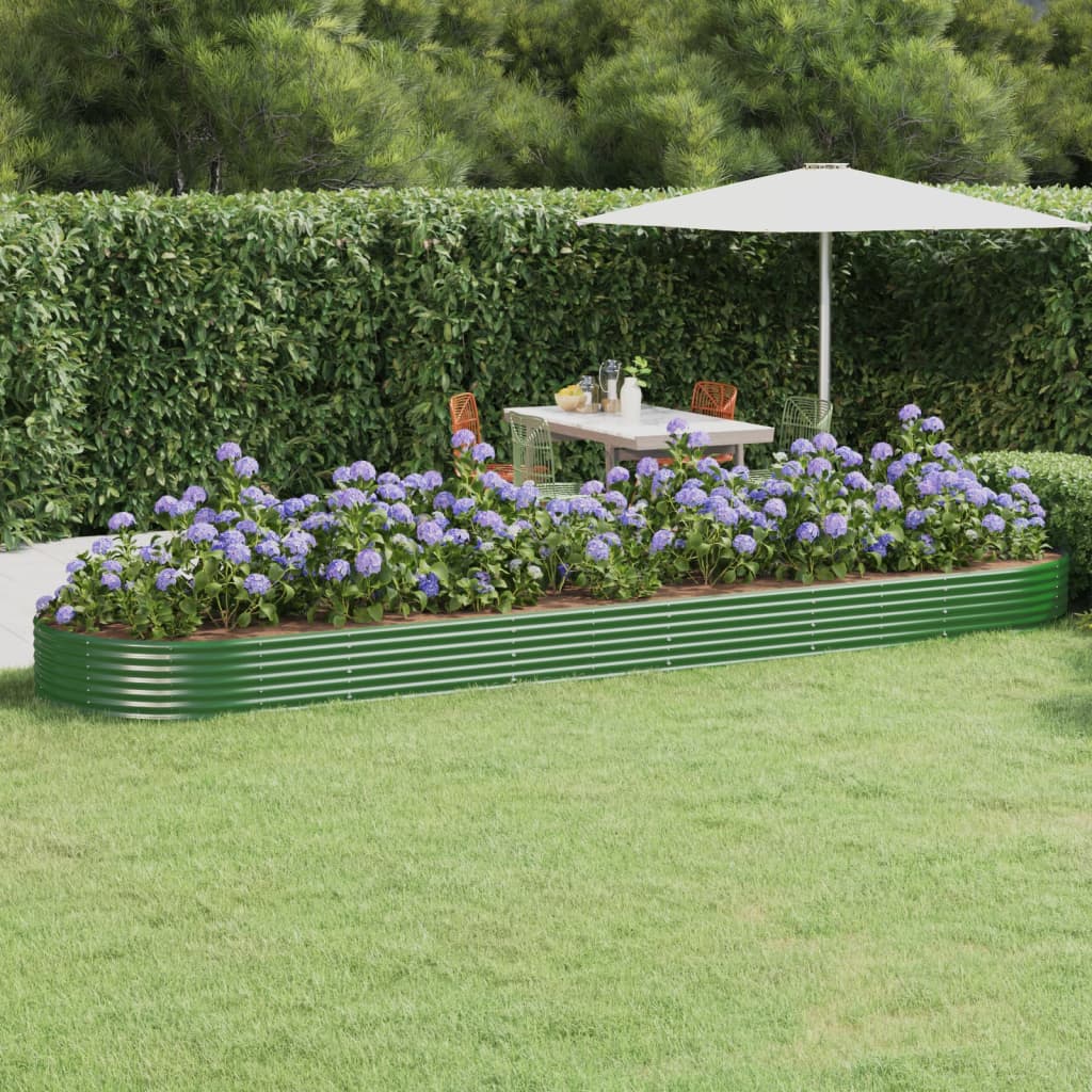 Jardinera Elevada De Acero Galvanizado