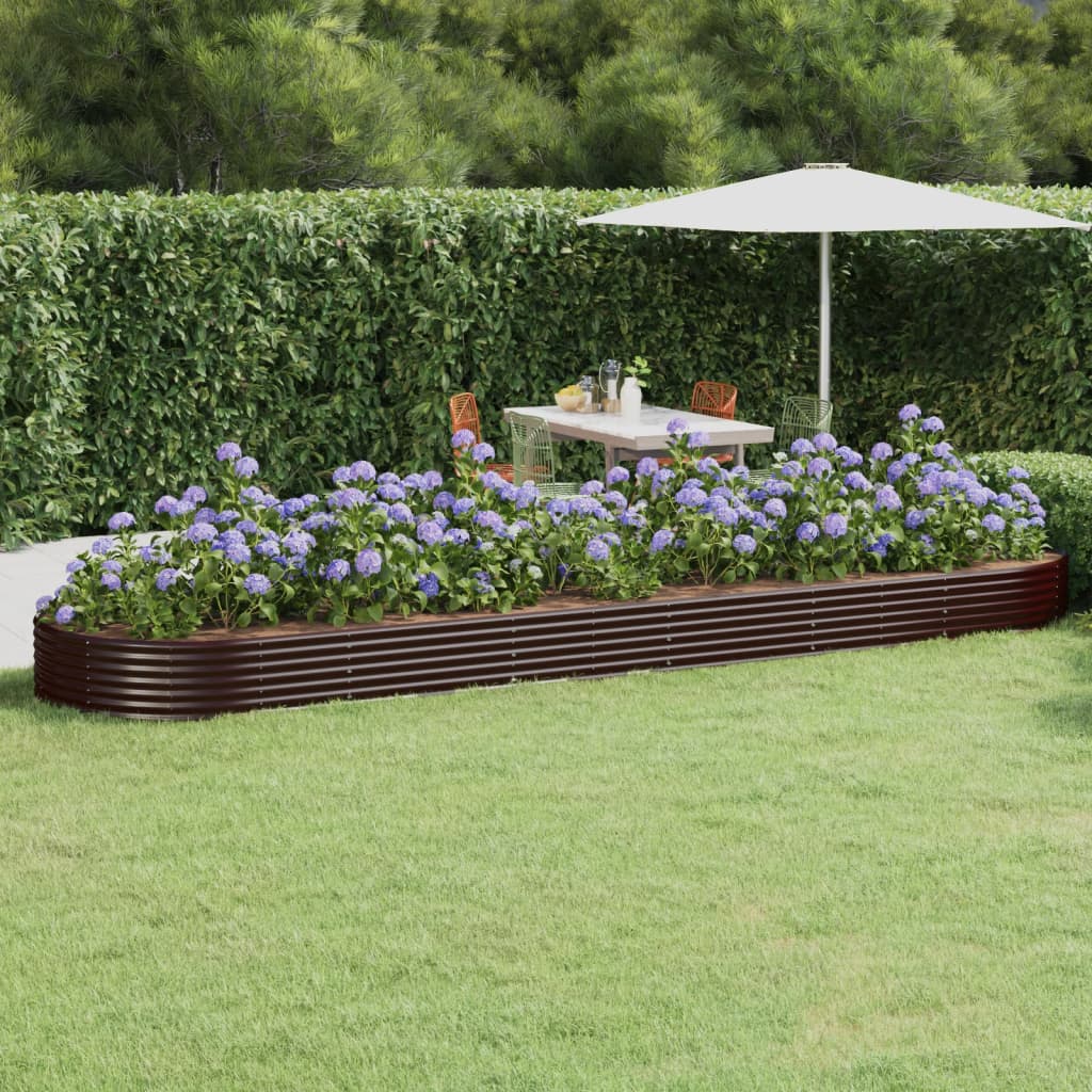 Jardinera Elevada De Acero Galvanizado