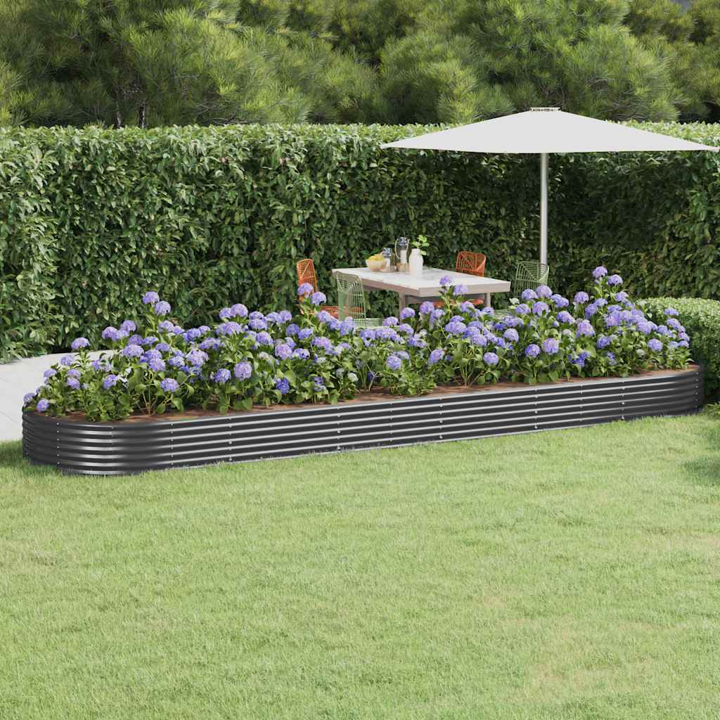 Jardinera Elevada De Acero Galvanizado