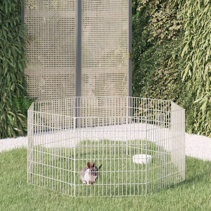 Recinto Corral Animales 48 Paneles Hierro Galvanizado