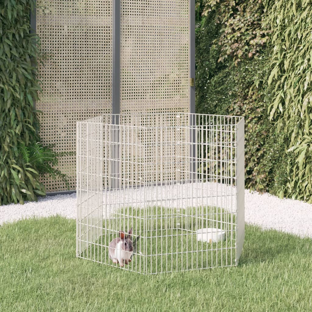 Recinto Corral Animales 48 Paneles Hierro Galvanizado