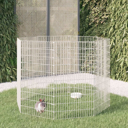 Recinto Corral Animales 48 Paneles Hierro Galvanizado