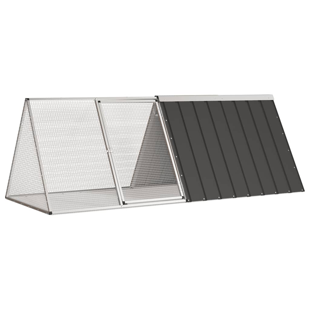 Jaula Para Conejos Acero Galvanizado 403,5X80,5X71 Cm