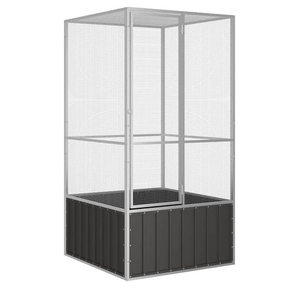 Jaula Pájaros Acero Galvanizado 302,5X324,5X211,5 Cm