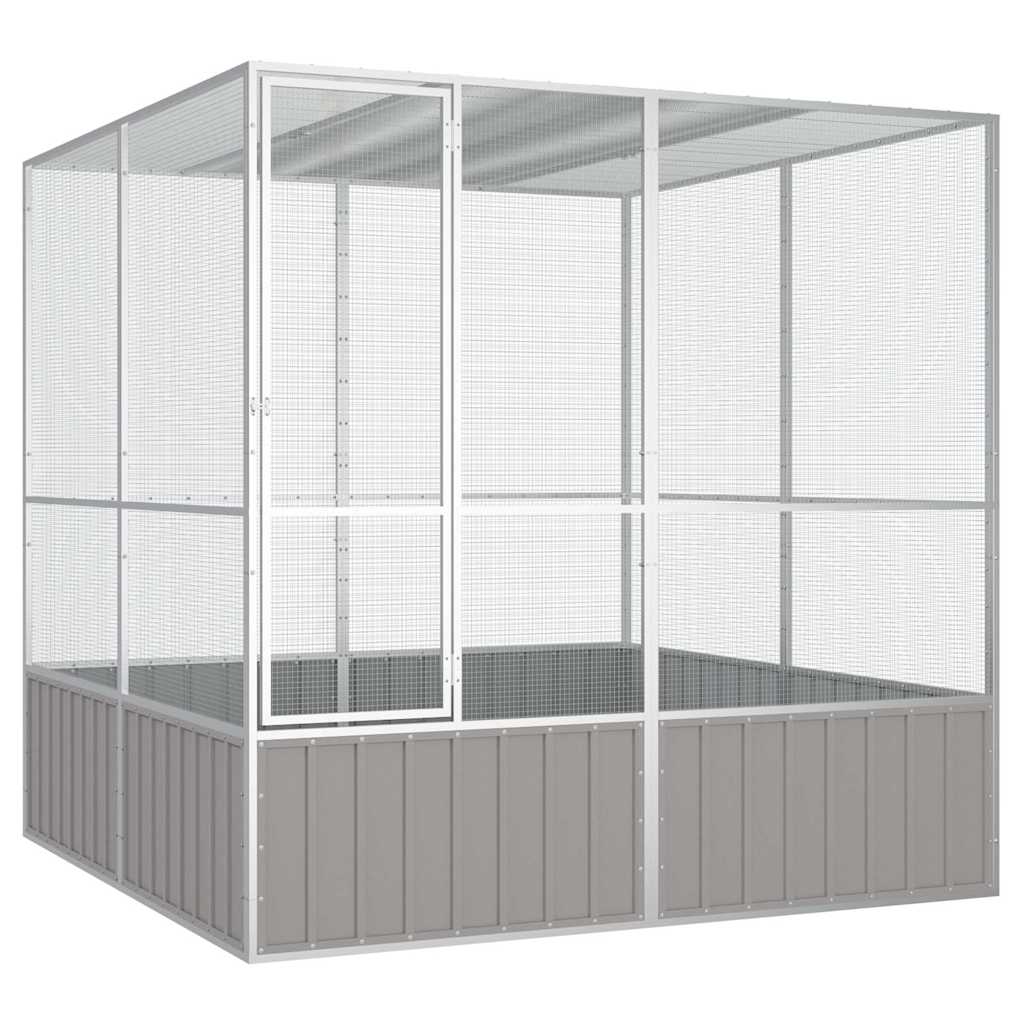 Jaula Pájaros Acero Galvanizado 302,5X324,5X211,5 Cm