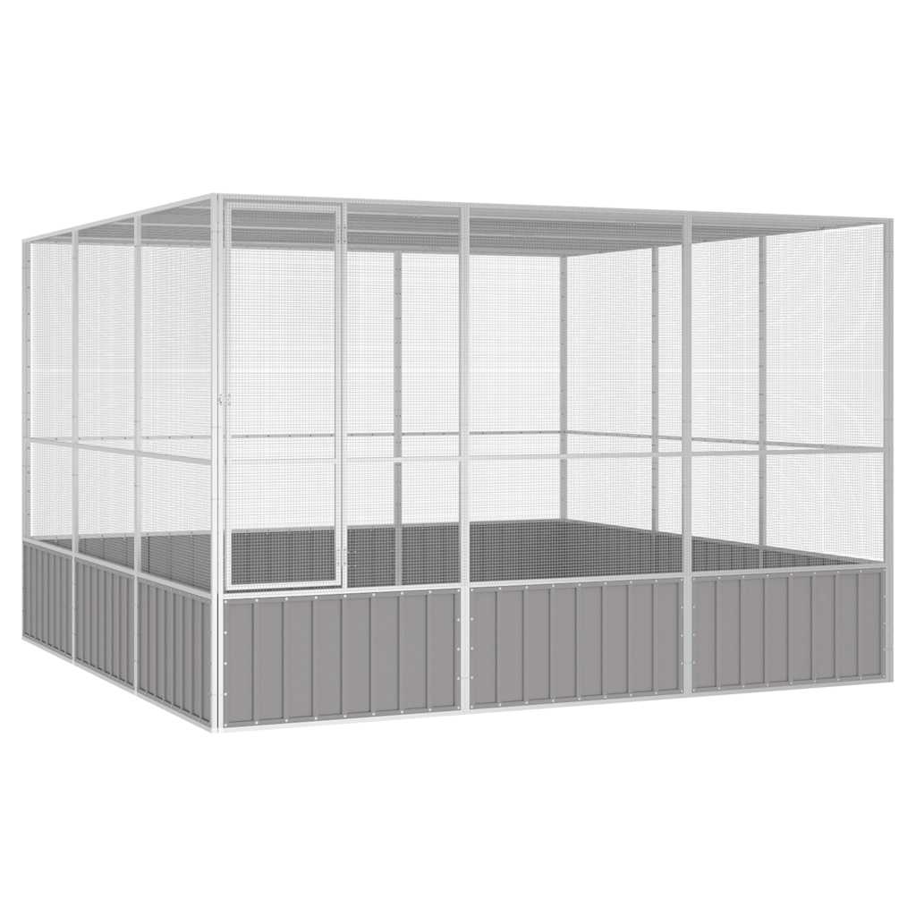 Jaula Pájaros Acero Galvanizado 302,5X324,5X211,5 Cm