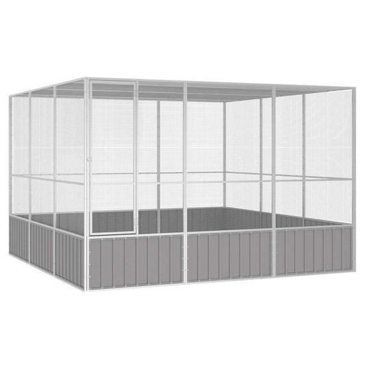 Jaula Pájaros Acero Galvanizado 302,5X324,5X211,5 Cm
