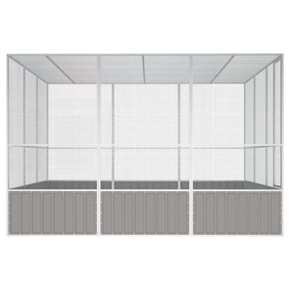 Jaula Pájaros Acero Galvanizado 302,5X324,5X211,5 Cm
