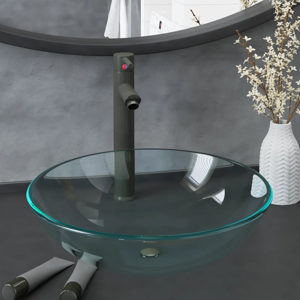 Lavabo De Vidrio Templado 42 Cm