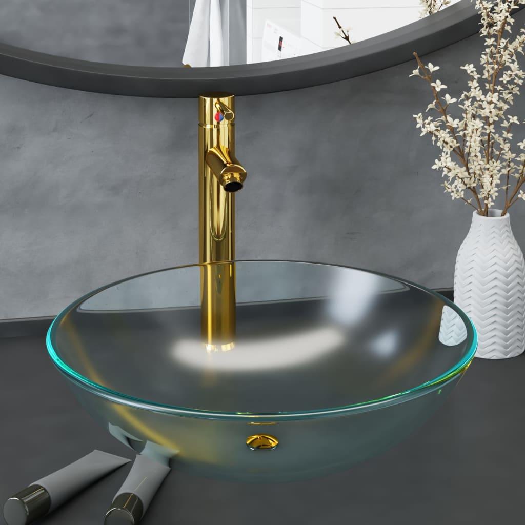 Lavabo De Vidrio Templado 42 Cm