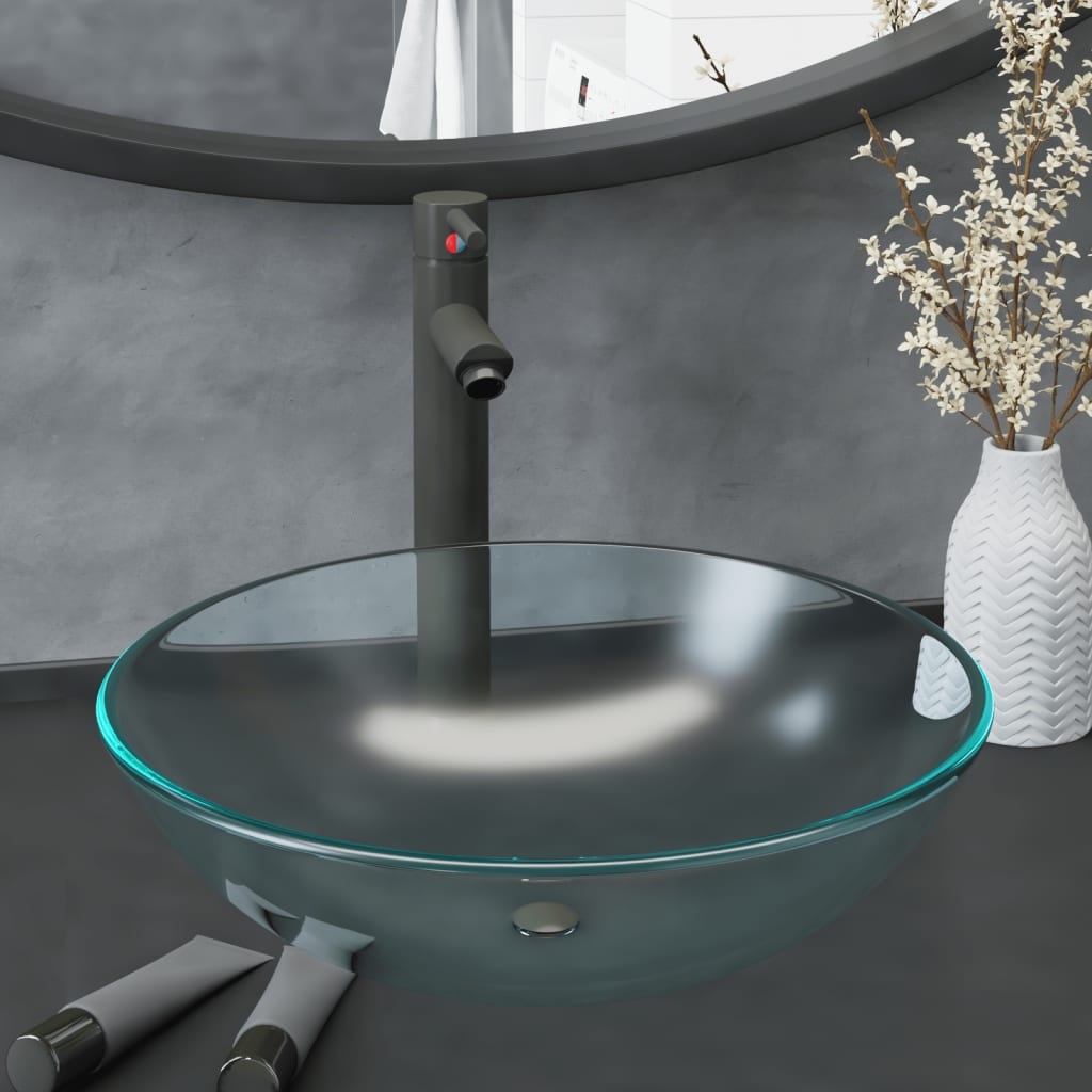 Lavabo De Vidrio Templado 42 Cm