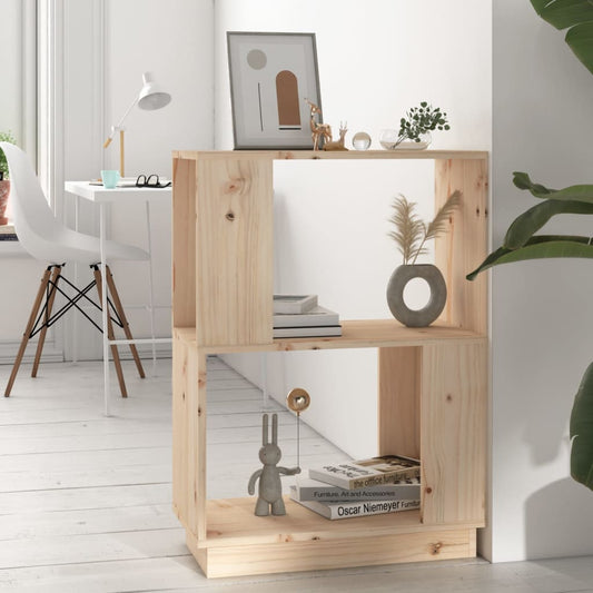Estantería/Divisor De Espacios Madera Maciza Pino 51X25X70 Cm