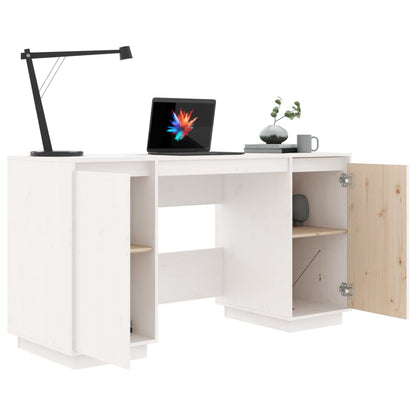 Escritorio Madera Maciza De Pino 140X50X75 Cm