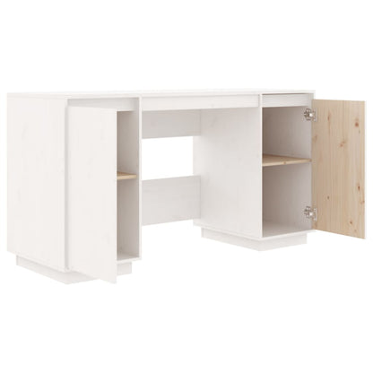 Escritorio Madera Maciza De Pino 140X50X75 Cm