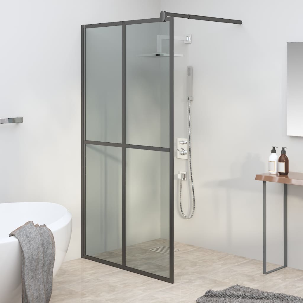 Mampara Puerta De Ducha Vidrio Transparente Esg 90X195Cm