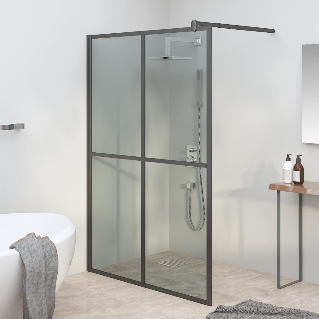 Mampara Puerta De Ducha Vidrio Transparente Esg 90X195Cm