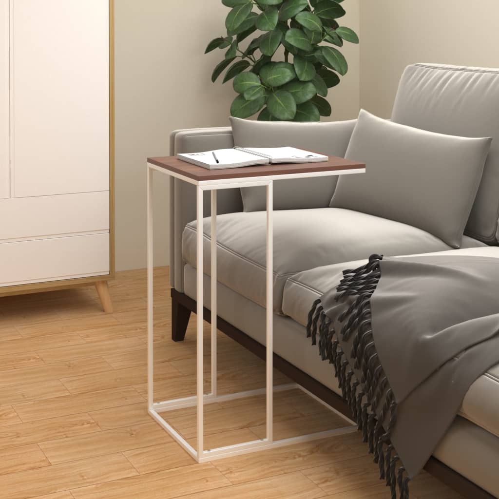 Mesa Auxiliar De Madera Contrachapada Negro