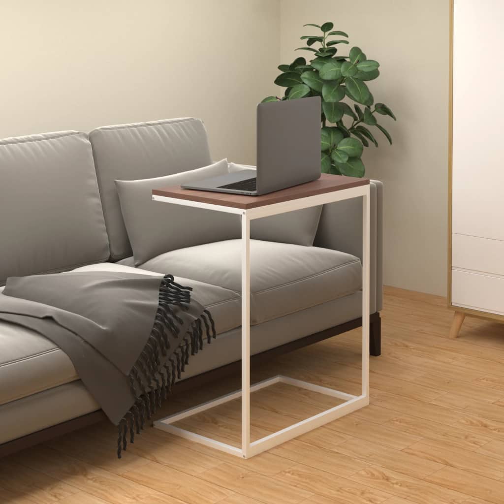 Mesa Auxiliar De Madera Contrachapada Negro