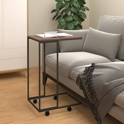 Mesa Auxiliar De Madera Contrachapada Negro