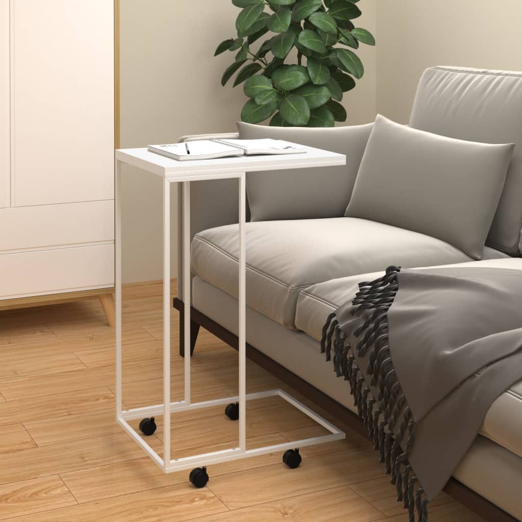 Mesa Auxiliar De Madera Contrachapada Negro
