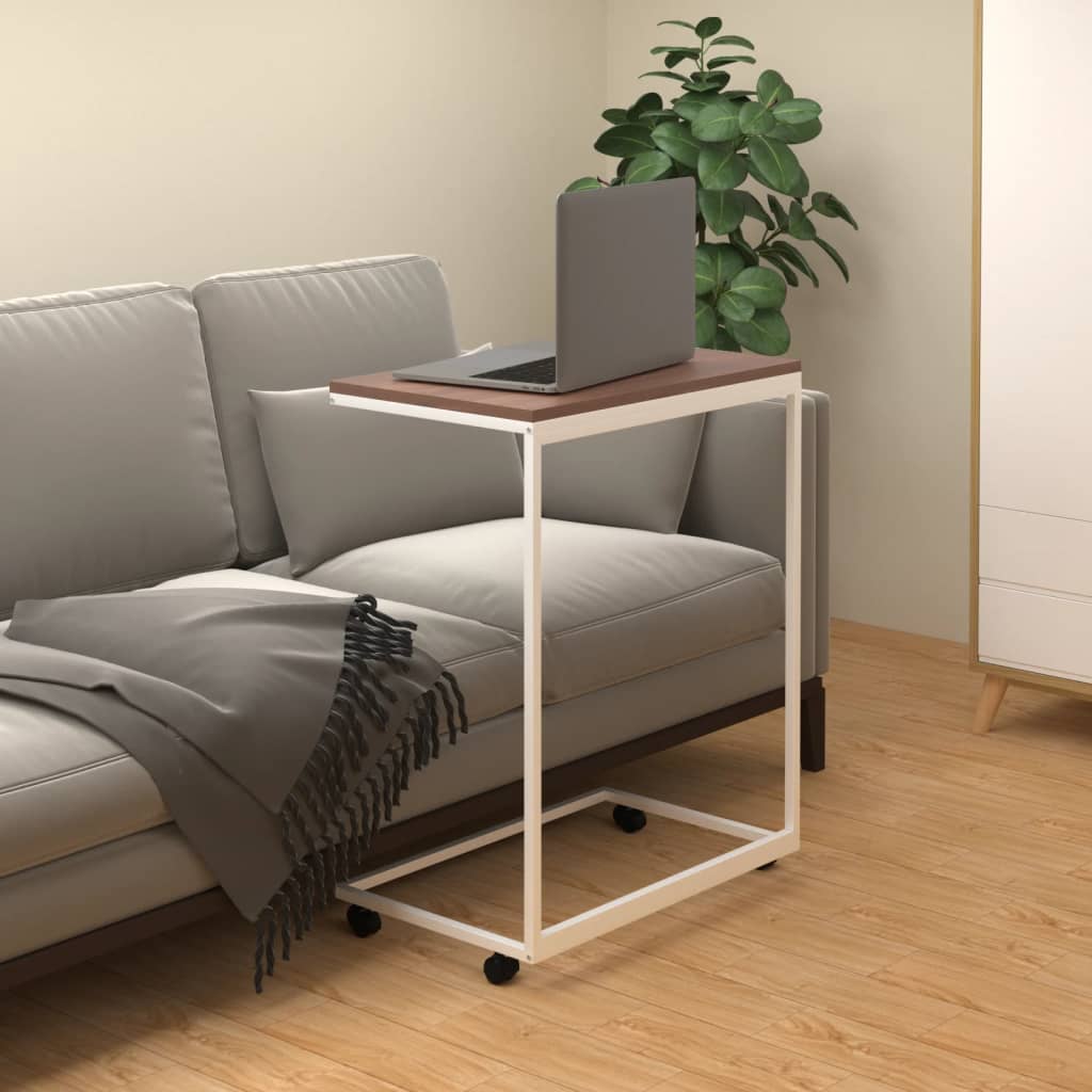 Mesa Auxiliar De Madera Contrachapada Negro