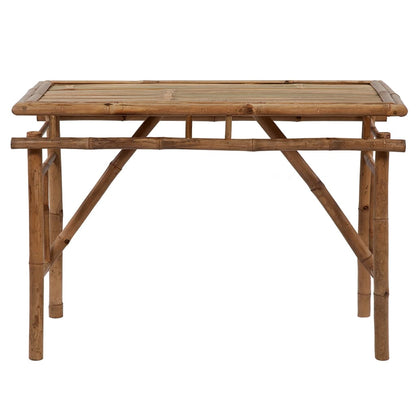 Mesa Plegable De Jardín De Bambú