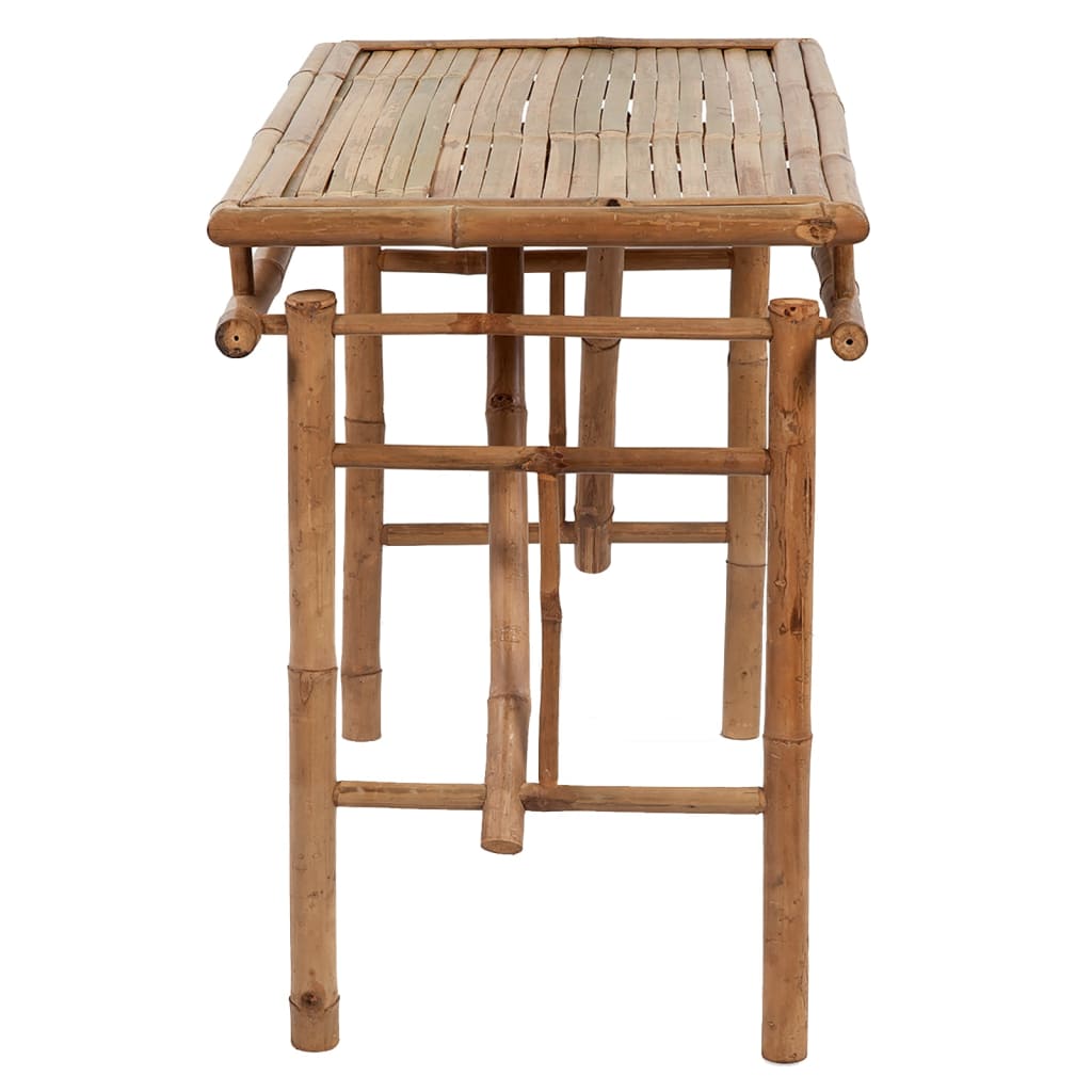 Mesa Plegable De Jardín De Bambú