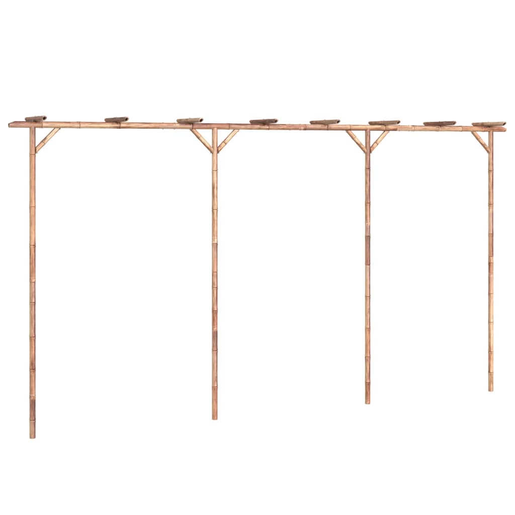 Pérgola De Bambú 385X40X205 Cm