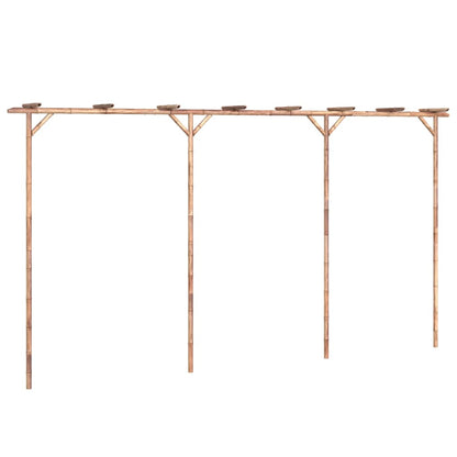 Pérgola De Bambú 385X40X205 Cm