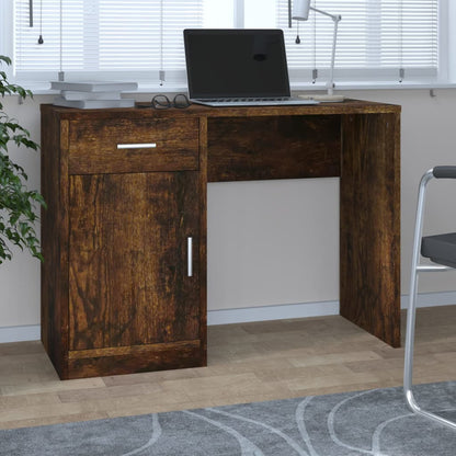 Escritorio Con Cajón Y Armario 100X40X73 Cm