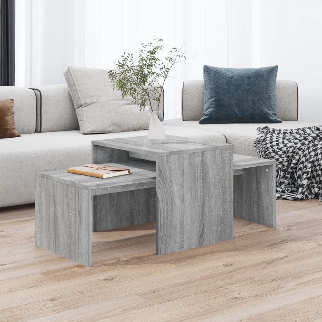 Mesa De Centro Madera De Ingeniería 100X48X40 Cm