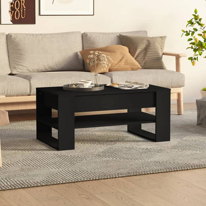 Mesa De Centro Madera De Ingeniería 102X55X45 Cm
