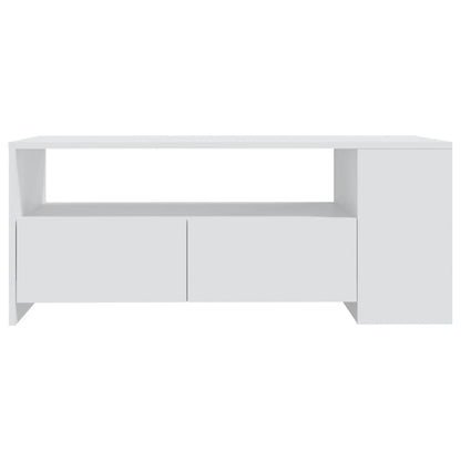Mesa De Centro Madera De Ingeniería 102X55X42 Cm