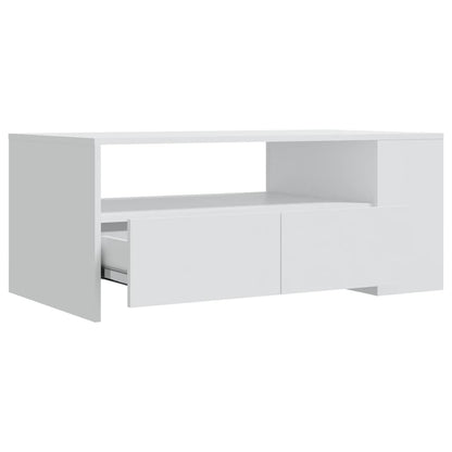Mesa De Centro Madera De Ingeniería 102X55X42 Cm