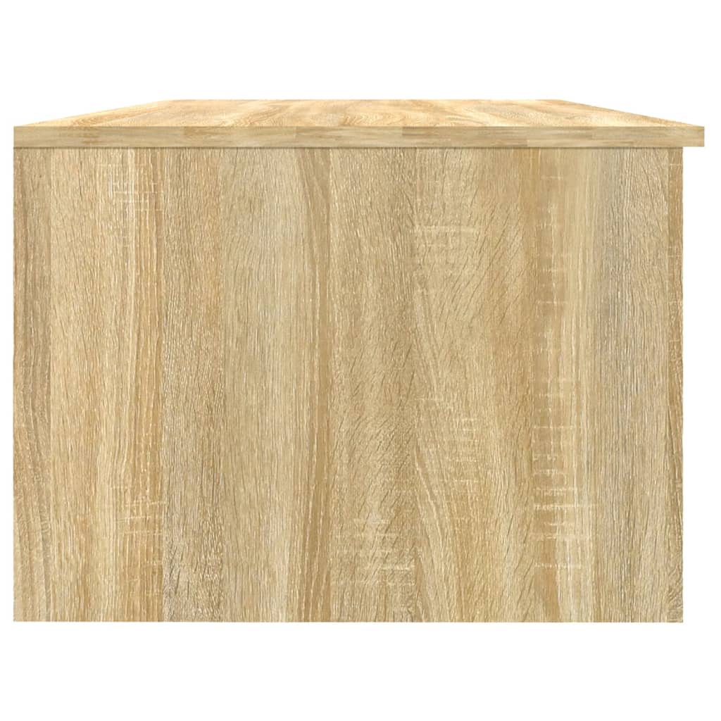 Mesa De Centro Madera De Ingeniería 102X50X36 Cm