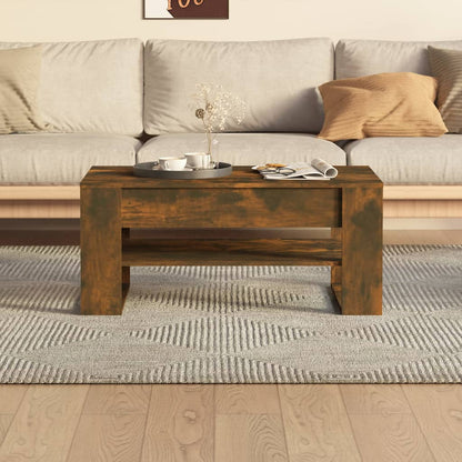 Mesa De Centro Madera De Ingeniería 102X55X45 Cm