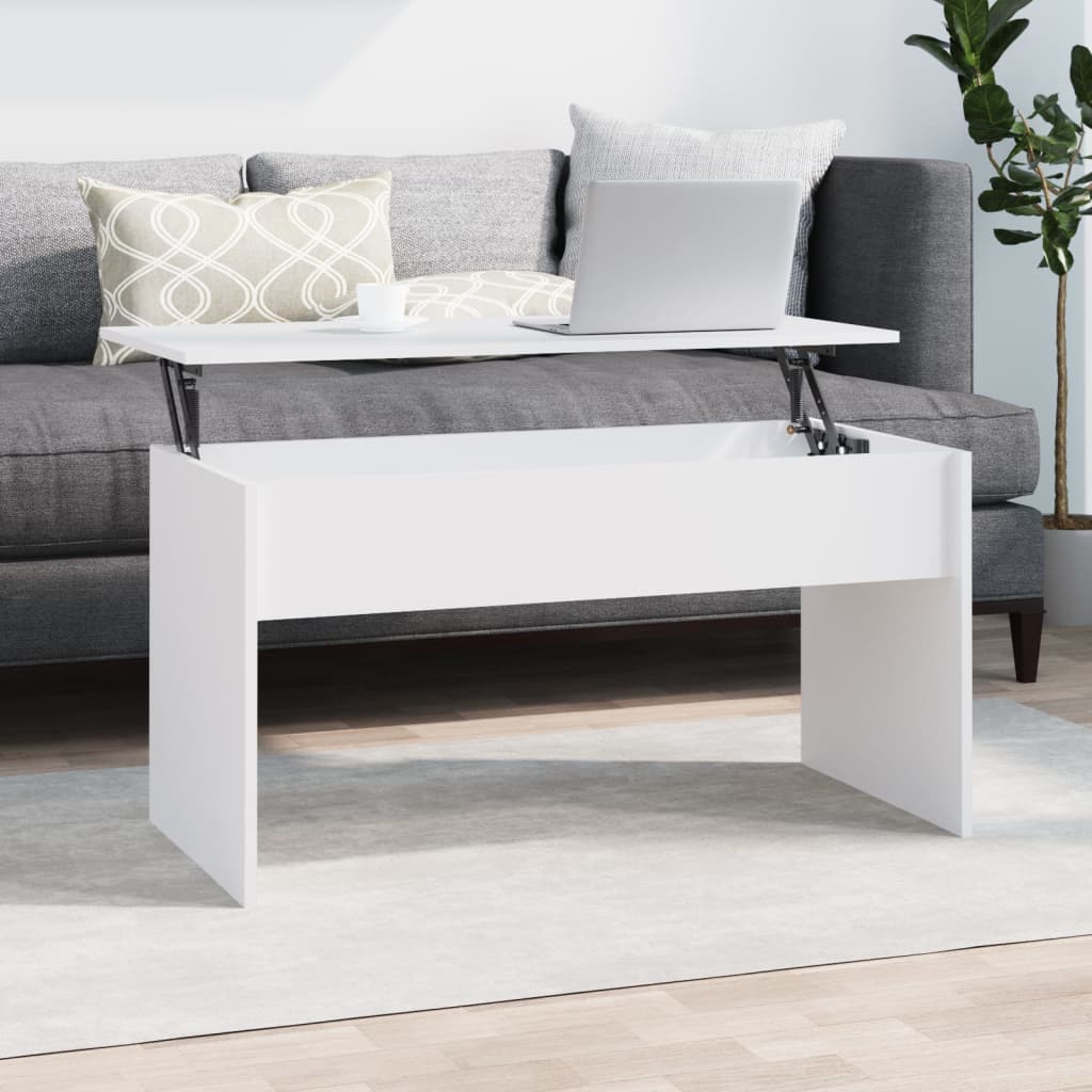 Mesa De Centro Madera Ingeniería 80X50,5X41,5 Cm
