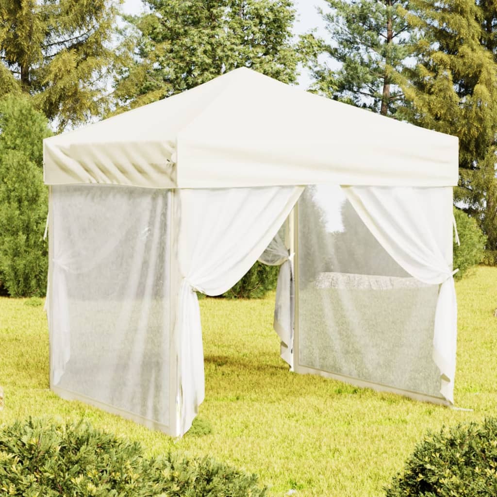Carpa Para Fiestas Plegable Con Paredes Gris