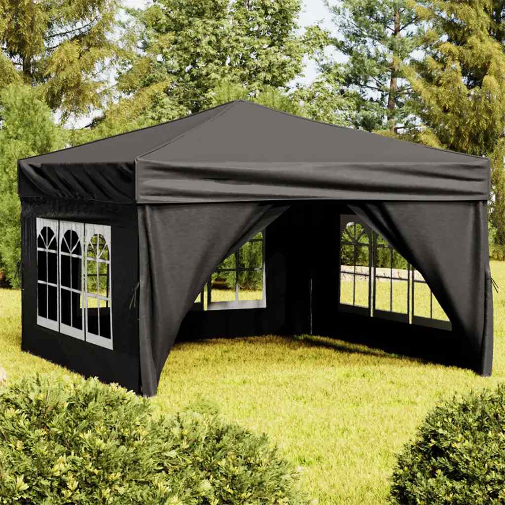 Carpa De Fiesta Plegable Con Paredes Laterales